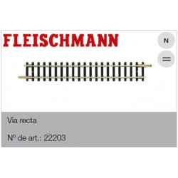 FLEISCHMANN :  VIA RECTA 104,2 mm   Escala N