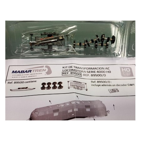 MABAR : KIT PARA TRANSFORMACION ALTERNA  para Loc. diesel 4000   Escala HO