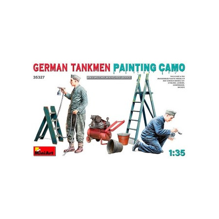 MINIART : GERMAN TANKMEN PAINTING CAMO  escala 1:35
