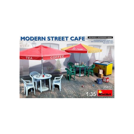 MINIART : MODERN STREET CAFE   escala 1:35