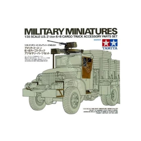 TAMIYA :  US 2.5 ton 6x6 accesory set   escala 1:35