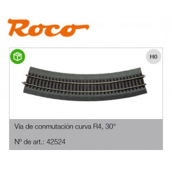 ROCO : VIA CURVA R4481 mm 30º Escala HO