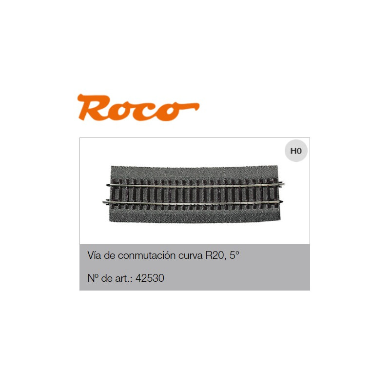 ROCO LINE : VIA CURVA R2O1962 mm.