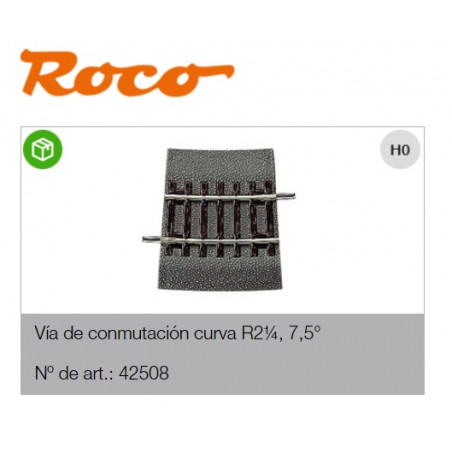 ROCO-LINE  : VIA CURVA R2 escala HO