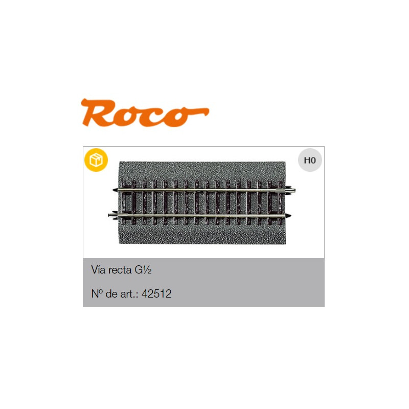 ROCO LINE : VIA RECTA  115 mm.   Escala HO