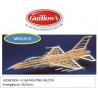 GUILLOWS : F-16 A Fightning Falcon   MAQUETA en madera de balsa