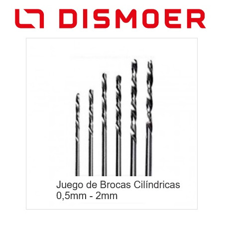 DISMOER : JUEGO BROCAS desde 0,5 mm hasta 2 mm