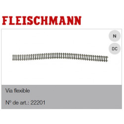 FLEISCHMANN :  Vía flexible 730 mm   Escala N