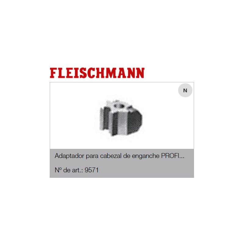 FLEISCHMAN : Adaptador para cabezal de  ENGANCHE PROFI  escala N