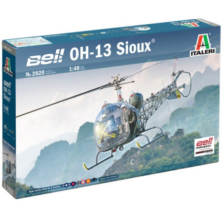 ITALERI : OH-13 Sioux  versión española  Escala 1:48