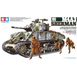 TAMIYA : M4A3 Sherman 105mm Howitzer 135