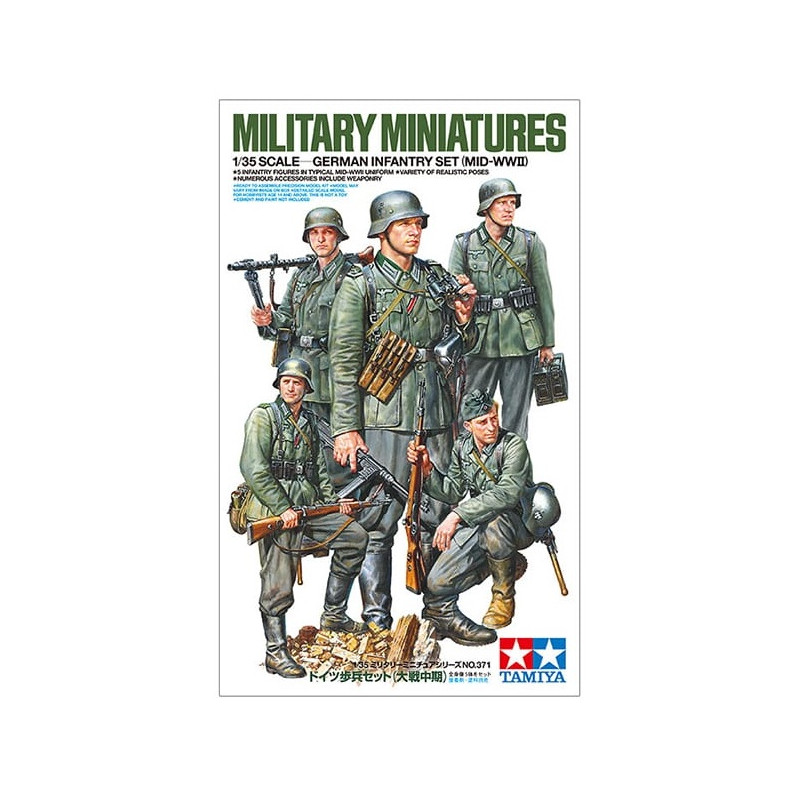 TAMIYA : Figuras Infanteria Alemana WWII   escala 1:35