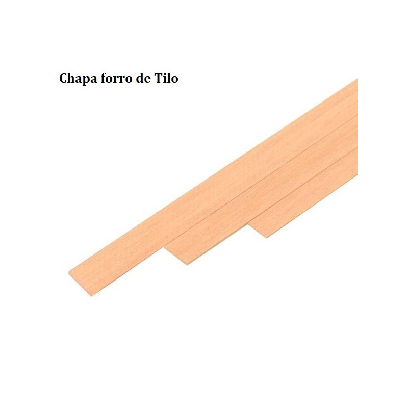 CHAPA FORRO TILO 0,6x8mm ( 25 unidades )