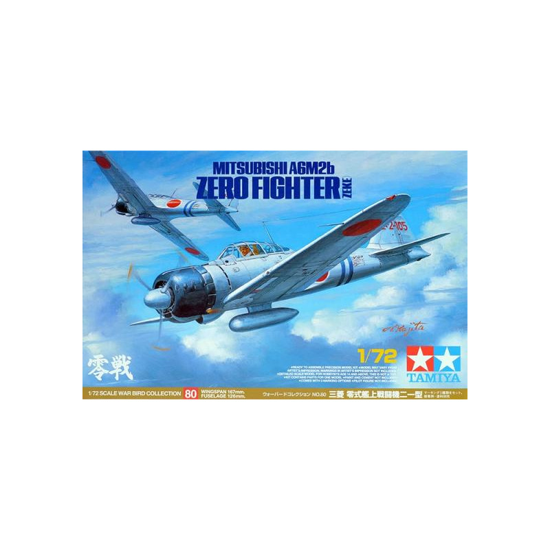 TAMIYA : Mitsubishi A6M2b Zero Fighter ( Zeke )   escala 1:72