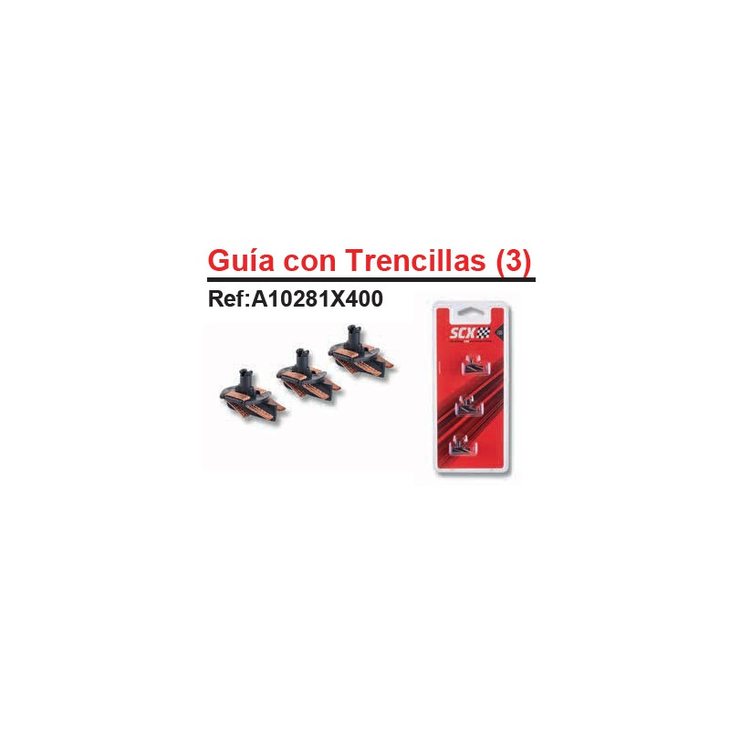 GUIA CON TRENCILLAS SCALEXTRIC A10281X400