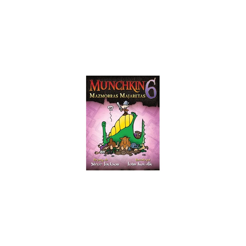 Edge Entertainment : Munchkin 6  - Mazmorras Majaretas.   Juego de cartas