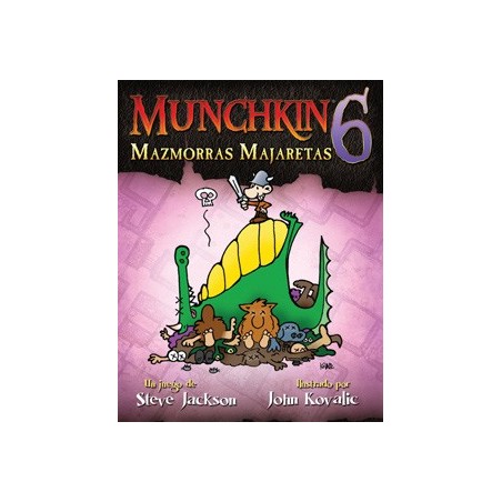 Edge Entertainment : Munchkin 6  - Mazmorras Majaretas.   Juego de cartas