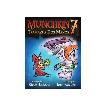 Edge Entertainment : Munchkin 7  - Trampas a dos manos.   Juego de cartas