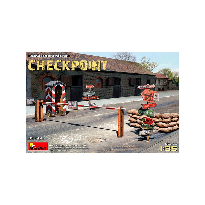 MiniArt :  Accesorios Checkpoint Escala 1:35