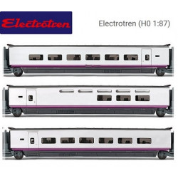 Electrotren Set 3 Coches Adicionales Euromed S 101 Pr C T Escala Ho