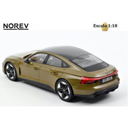 NOREV : AUDI RS E TRON GT 2021 OLIVE METALIC  escala  1:18