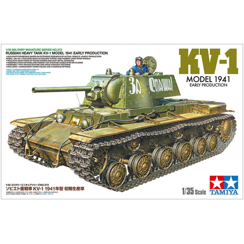 TAMIYA : Soviet Tank KV-1 EARLY 1941  escala 135