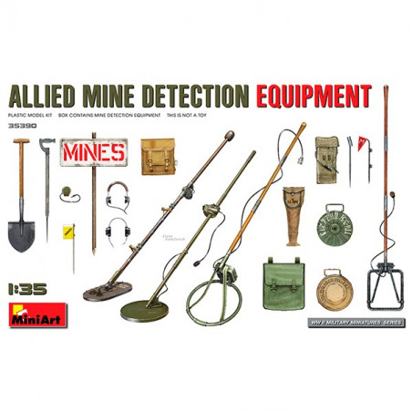 MINIART : ALLIED MINE DETECTION EQUIPPMENT escala 1:35