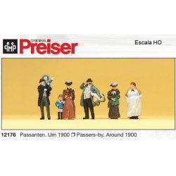 PREISER : Personajes de Epoca 1900   escala HO