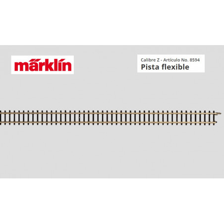 MARKLIN : VIA RECTA flexible  660 mm  Escala Z