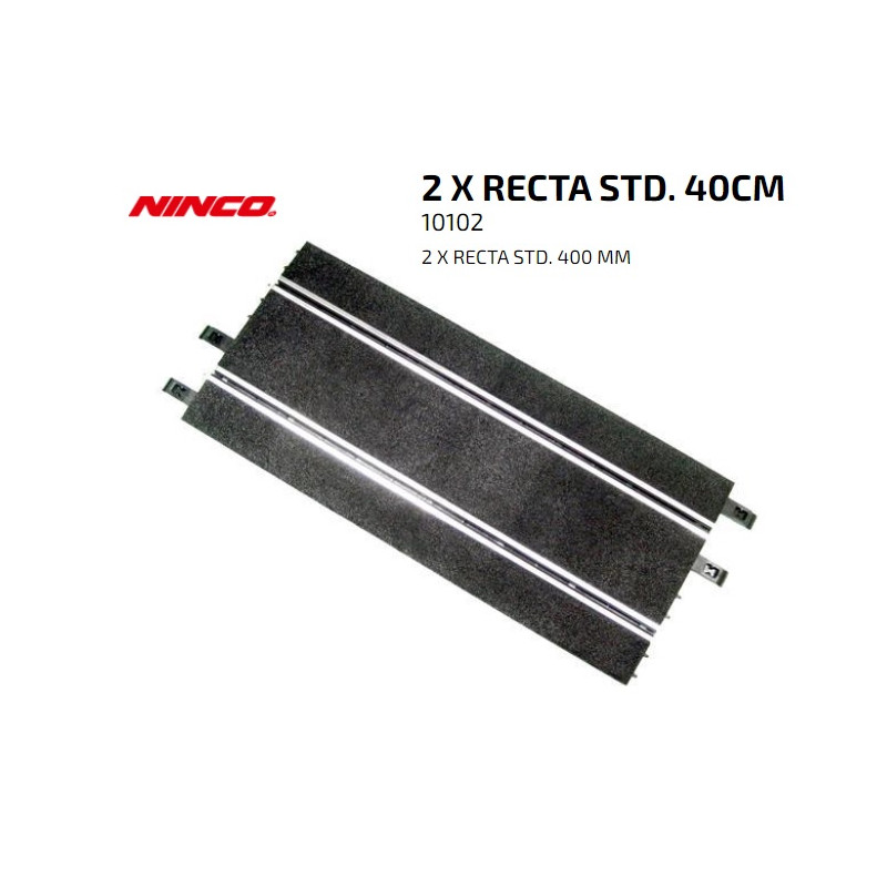 NINCO : RECTA STANDARD 40cm  2 unidades