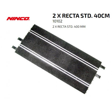NINCO : RECTA STANDARD 40cm  2 unidades