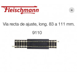 FLEISCHMANN : VIA EXTENSIBLE 83 a111mm   escala N