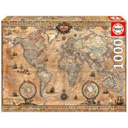 EDUCA : 1000 piezas MAPAMUNDI