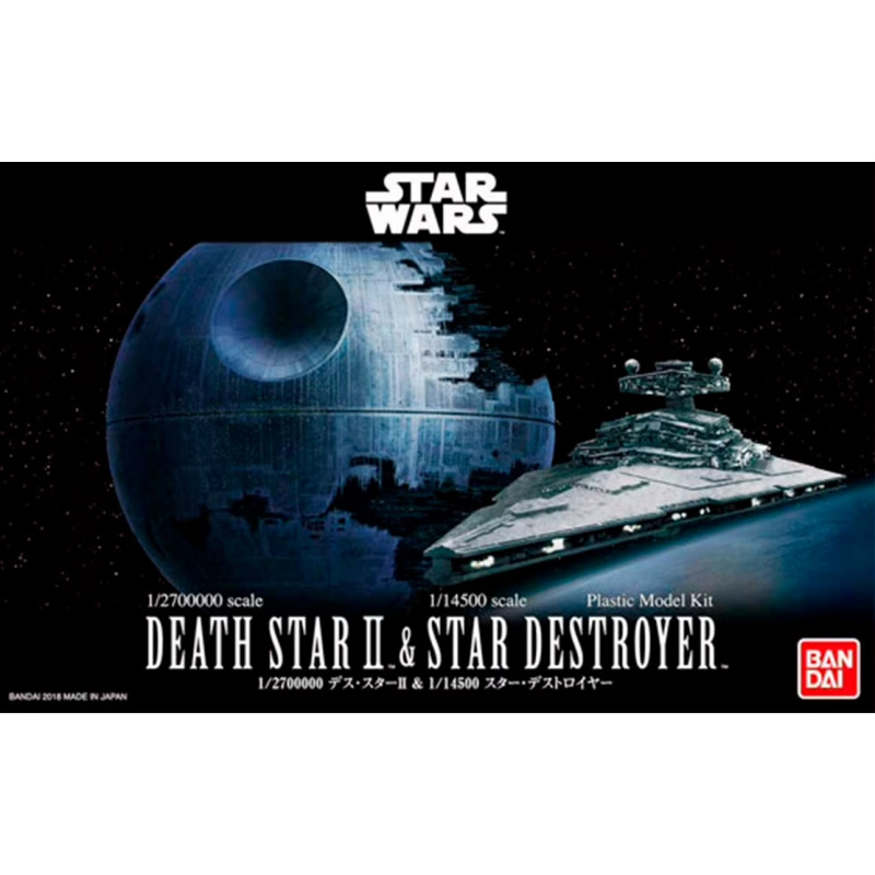 REVELL BANDAI : STAR WARS : Dead Star & Imperial Star destroyer