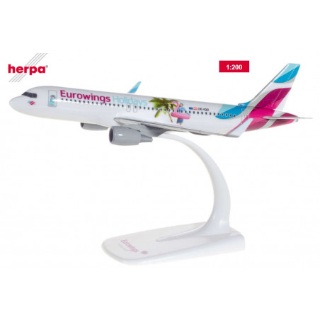 HERPA :  Kit Snap-Fit : A 320 EUROWINGS   escala 1:200