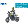 BRUDER : Moto Ducati con Piloto  Escala 1:16