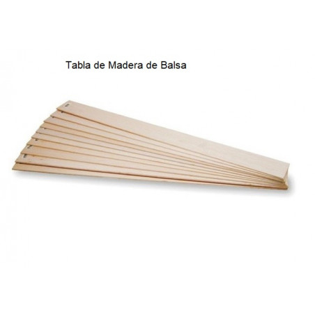 TABLA DE BALSA 1 mm  Medidas : 100 x 1000 mm