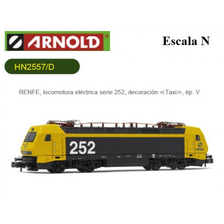 ARNOLD : LOCOMOTORA 252 RENFE TAXI   epoca V  Escala N