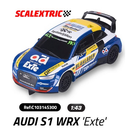 SCALEXTRIC  COMPACT : Coche Audi S1 WRX Exte  Escala 1:43