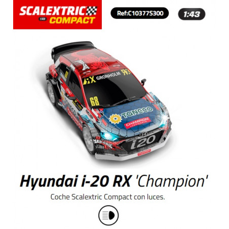 SCALEXTRIC  COMPACT : Coche Hyundai  i20 Rx Champion