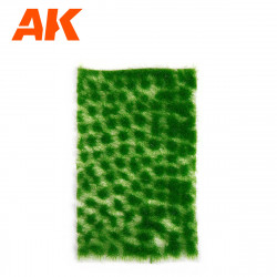 AK INTERACTIVE : DARK GREEN TUFTS 6MM