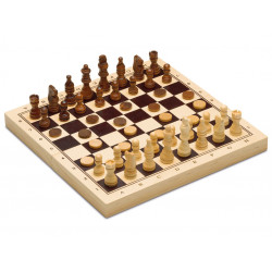 CAYRO : 3 en 1 AJEDREZ + DAMAS + BACKGAMMON