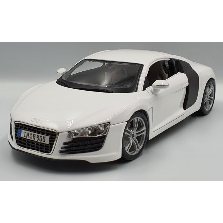 MAISTO : AUDI R8 BLANCO ESCALA 1:18