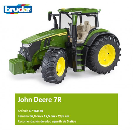 BRUDER : TRACTOR JOHN DEERE 7R