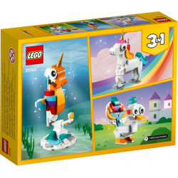 LEGO Creator 3 en 1 Unicornio Mágico (31140)