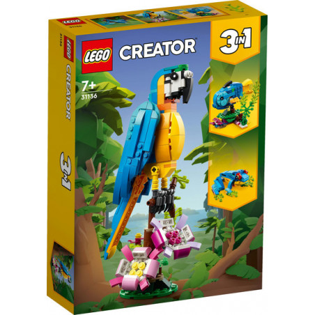 LEGO Creator 3 en 1 Loro Exótico (31136)