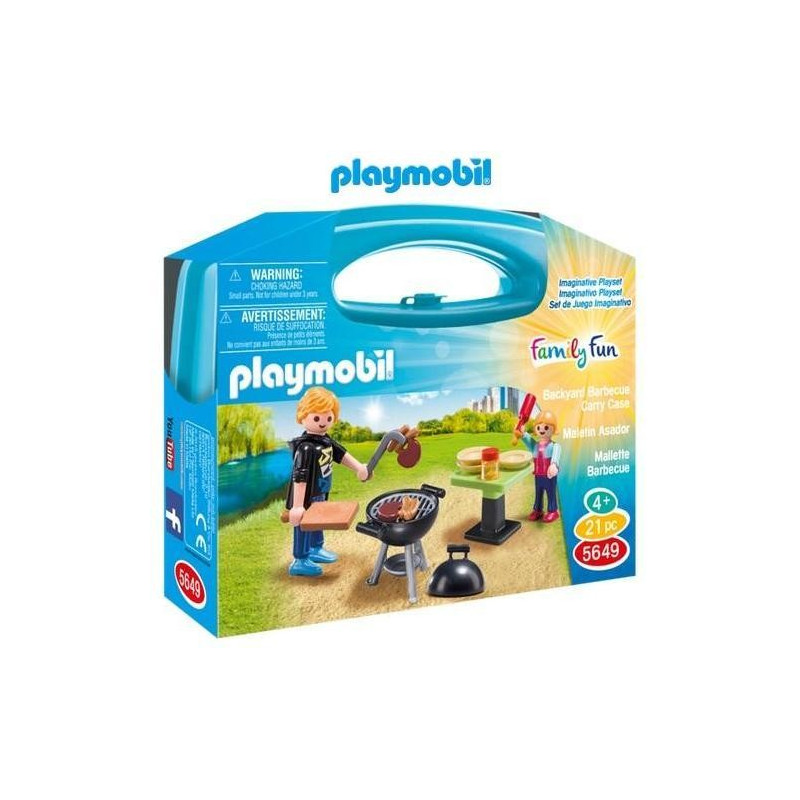 PLAYMOBIL : MALETIN BARBACOA