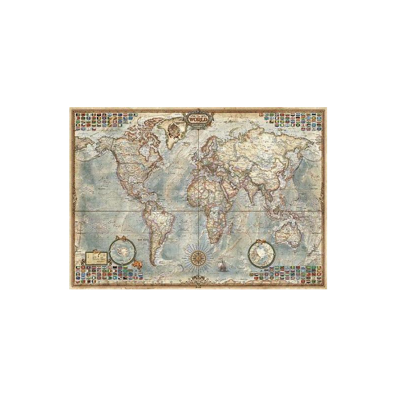 EDUCA : Pz.1500 EL MUNDO, MAPA POLÍTICO