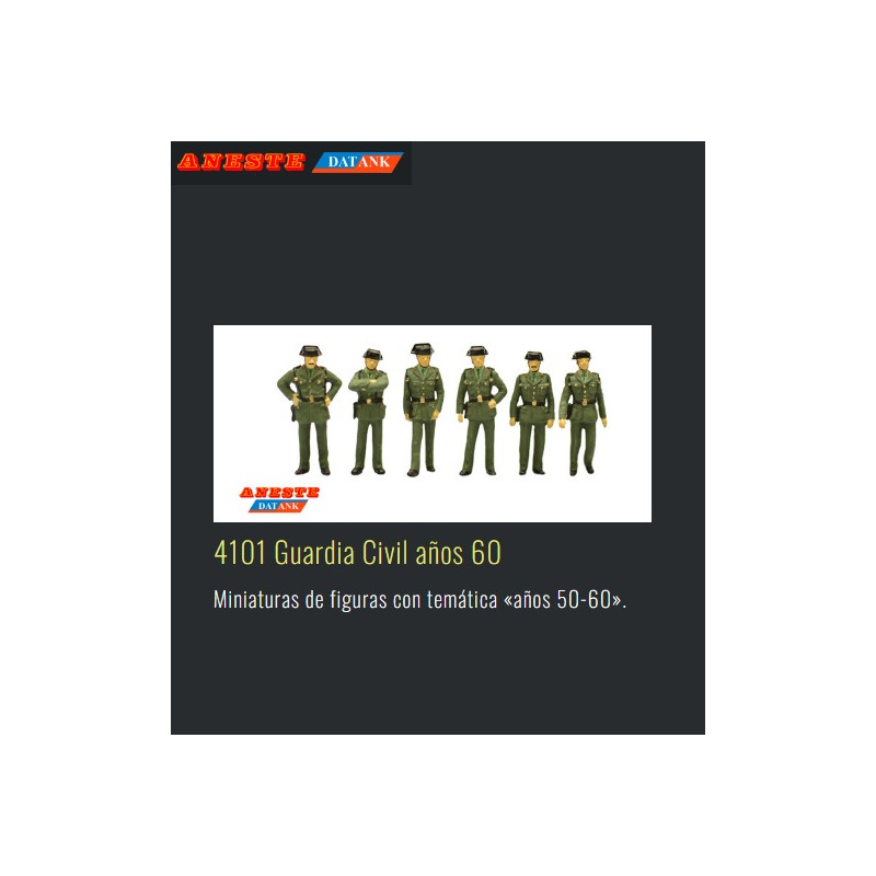 ANESTE : Guardia Civil años 60  Escala HO