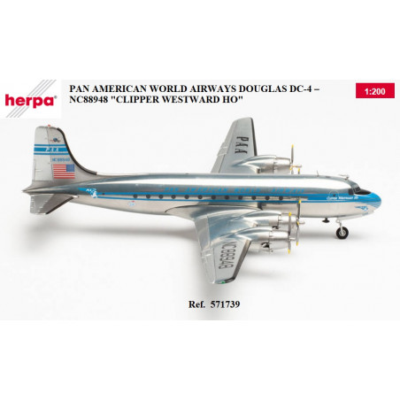 HERPA : Pan American World Airways Douglas DC-4   escala 1:200